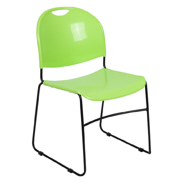 Flash Furniture RUT-188-GN-GG Hercules Series Ultra Compact Stacking Chair 880 Lb. Weight Capacity