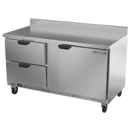 Beverage Air WTFD60AHC-2-FIP Worktop Freezer Two-section 60"W