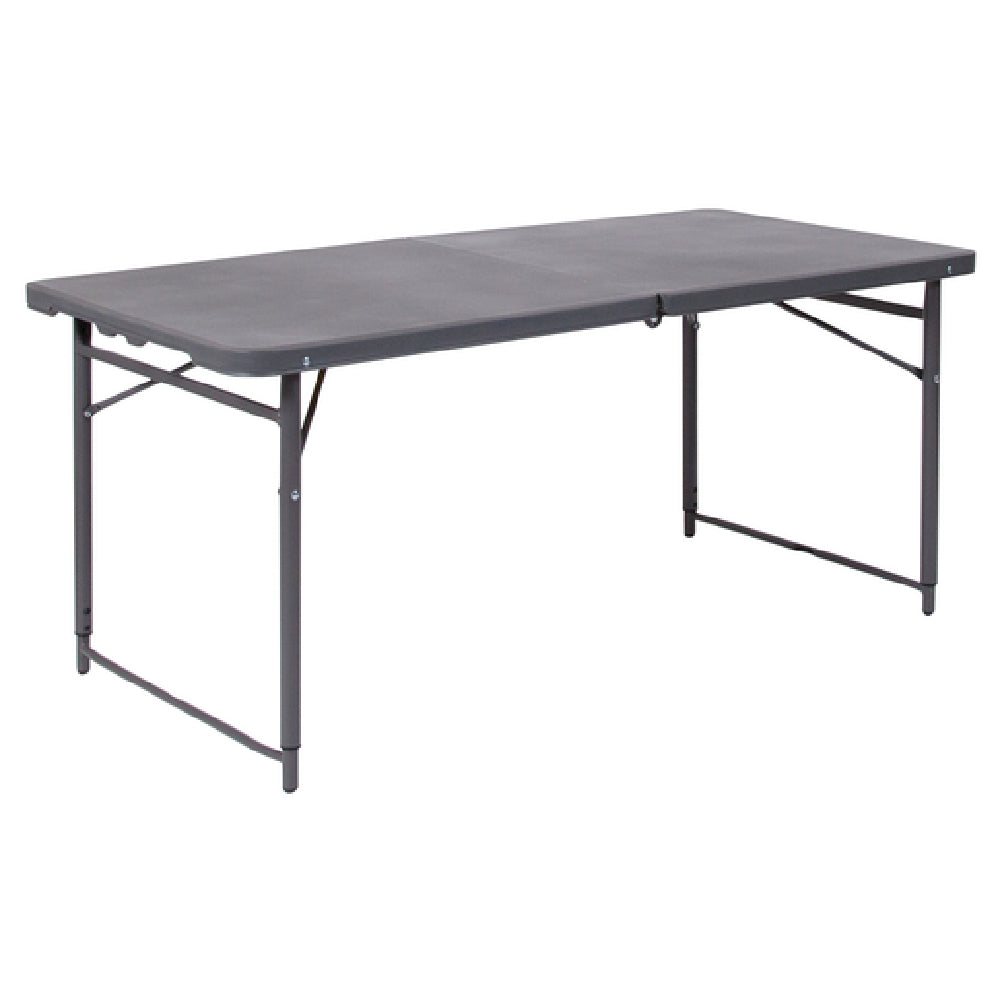 Flash Furniture DAD-LF-122Z-DG-GG Folding Table 23-1/2" X 48-1/4" X 21-1/2" 29-1/2" Adjustable Height