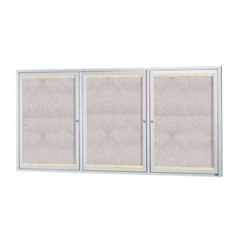 Aarco LODCC3672-3R Bulletin Board 72"W X 36"H Enclosed