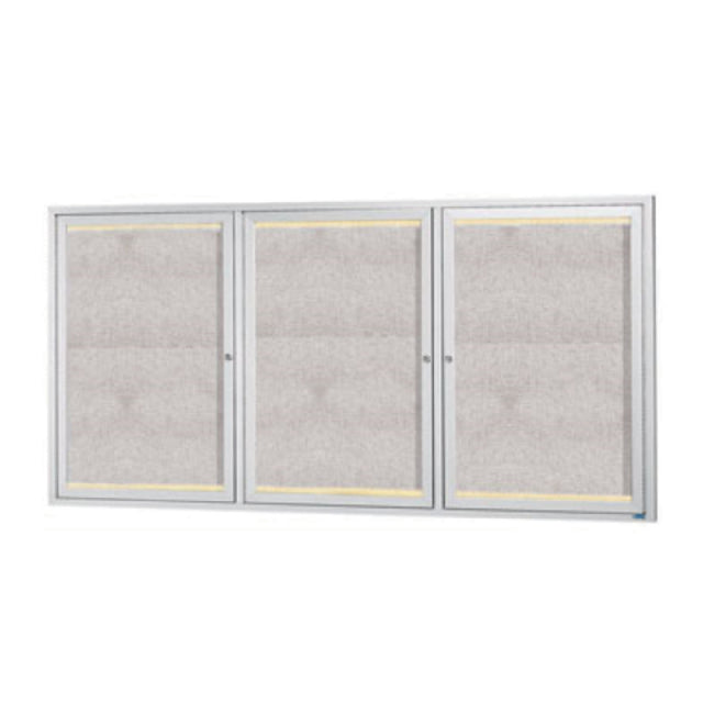 Aarco LODCC3672-3R Bulletin Board 72"W X 36"H Enclosed