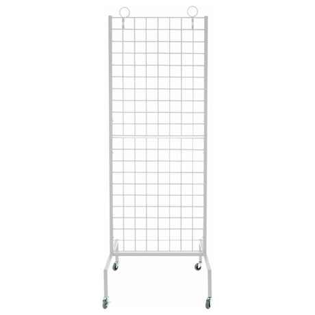 Chef Master 09014X Merchandising Wall Rack 2' X 5' (38) 9" White Hooks With Price Shield