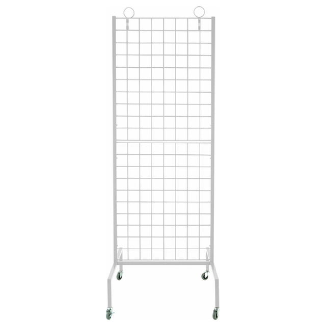 Chef Master 09014X Merchandising Wall Rack 2' X 5' (38) 9" White Hooks With Price Shield