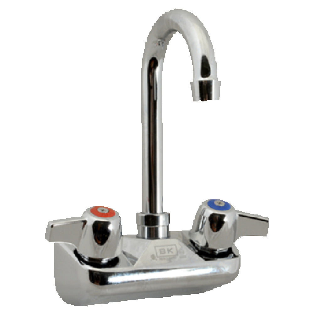 Franklin Machine Products 280-2127 Faucet 4" Splash-mounted 3-1/2" Gooseneck Spout