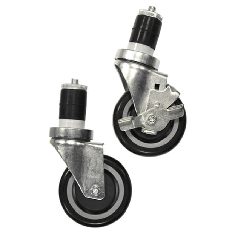 Serv-Ware 4B-0050-B - Serv-Ware - Casters - 4" Wheel 1 5/8" Insert With Brake