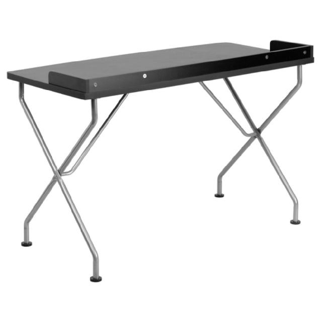 Flash Furniture NAN-JN-2116-BK-GG Computer Desk 47-1/4"W X 23-1/4"D X 31-1/4"H