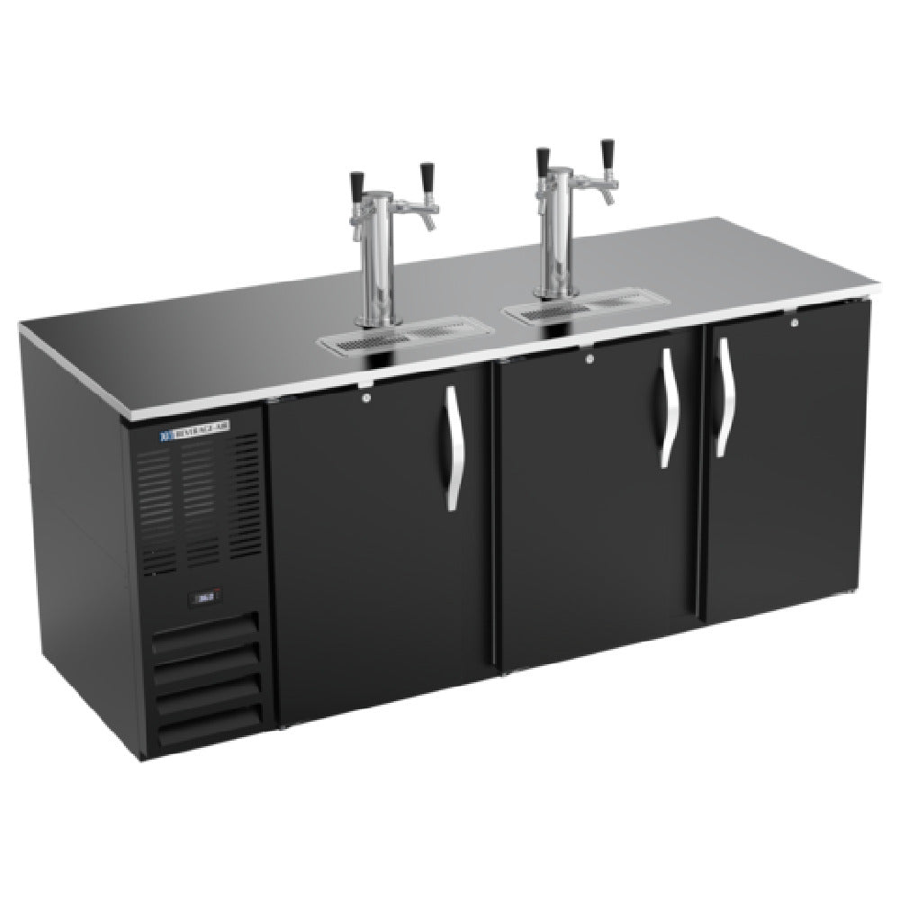 Beverage Air DD78HC-1-B - Draft Beer Cooler, 79"W, 29"D