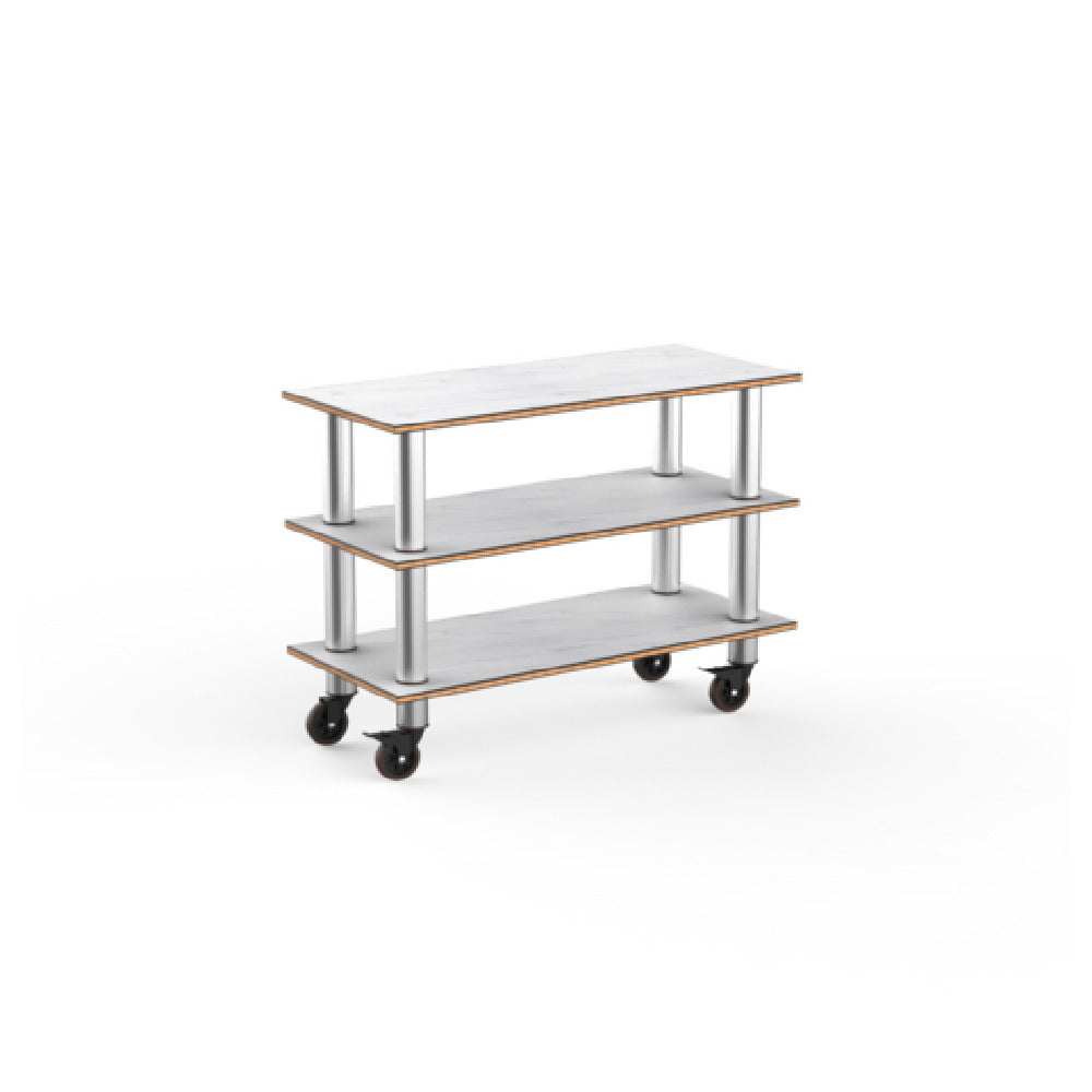 Steelite MGCMSX02CSXW - Modular Creative Extension Unit White Carrera Stainless Steel