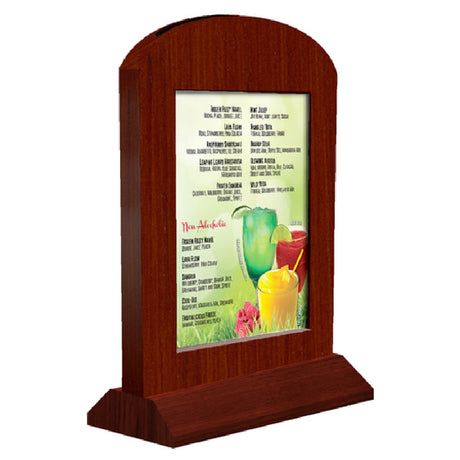 Menu Solutions WTARCH-A-2S Table Tent 4" X 6" Insert Arched Top