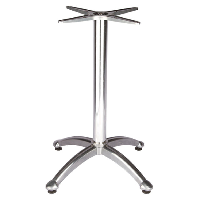 JMC Furniture TABLE BASE ALUMINUM-JULY 4TH JULY 4TH Table Base Outdoor Use 24-1/2" Cross Base X 27"H