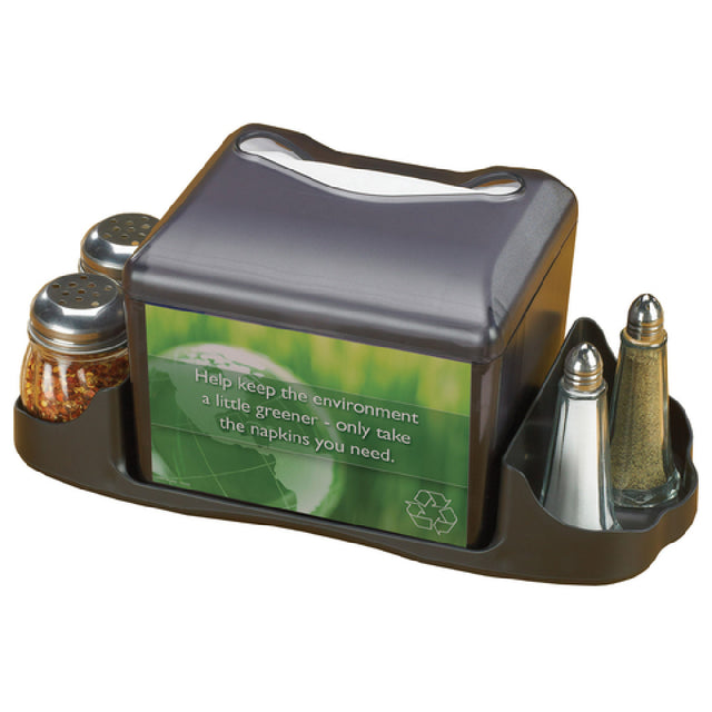 Carlisle H4005CTBK San Jamar Venue™ Napkin Dispenser Tabletop 14-1/4"W X 6-1/8"D X 6-1/4"H