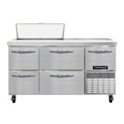 Continental Refrigerator RA60SN8-D Refrigerated Base Shallow Depth Sandwich Unit