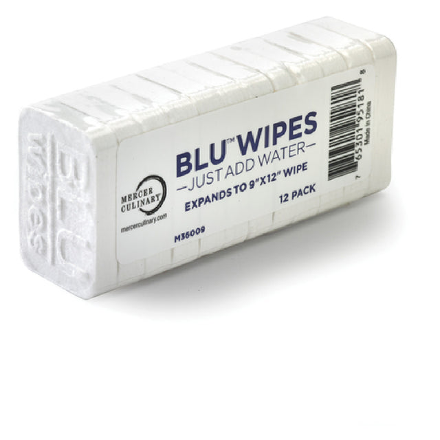 Mercer Culinary M36009 BLU™ Wipes Reusable 12" X 9" Towel When Hydrated