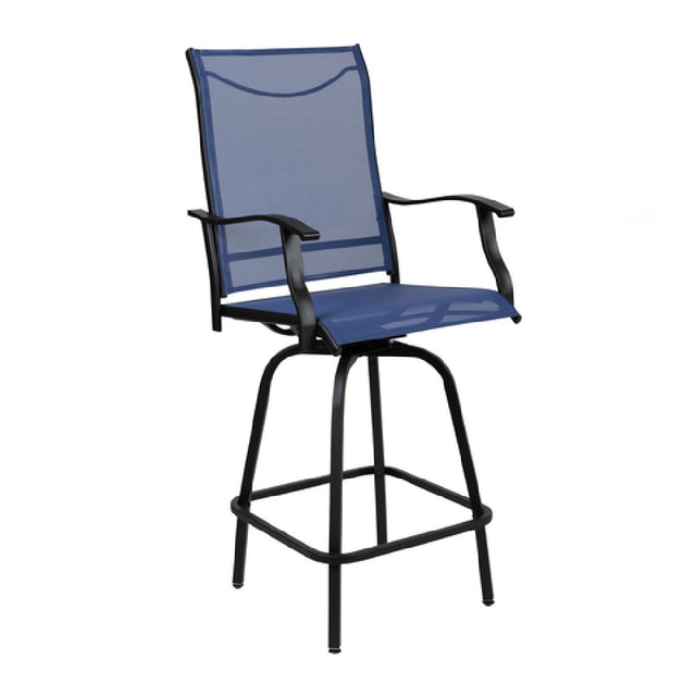 Flash Furniture 2-ET-SWVLPTO-30-NV-GG Patio Swivel Stool 300 Lb. Weight Capacity