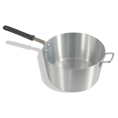 Crestware PAN10H Sauce Pan With Handle 10 Qt. Heavy Gauge Brushed 3003 Aluminum