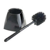 Winco BR-15SET-B Toilet Bowl Brush With Caddy PP Black (Qty Break = 24)