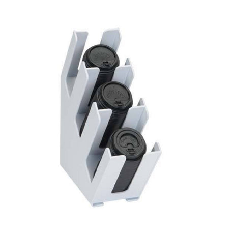 Dispense-Rite LID-3WT - Cup And Lid Organizer, Three Sections, Slim Design