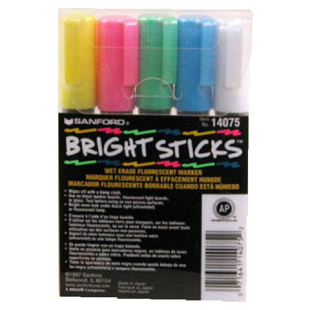 Franklin Machine Products 139-1130 Wet Erase Markers For Use On Black Marker Boards Fluorescent Light Boards Or Glass