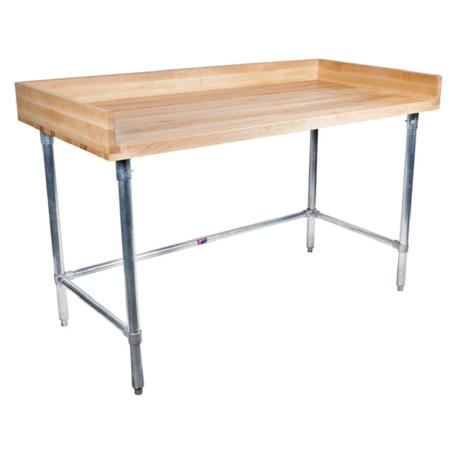 BK Resources MBTSOB-4830 Bakers Table With Stainless Steel Open Base 48"W X 30"D X 38-3/4"H Overall Size