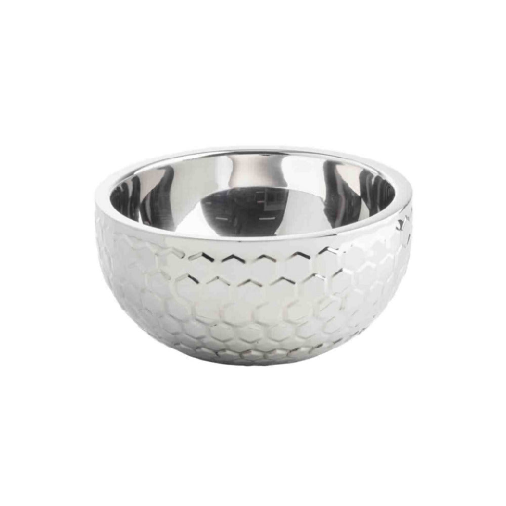 TableCraft Products 12839 - Hive Collection Double Wall Bowl, Round, 3-1/2 Qt.
