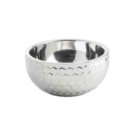 TableCraft Products 12839 - Hive Collection Double Wall Bowl, Round, 3-1/2 Qt.