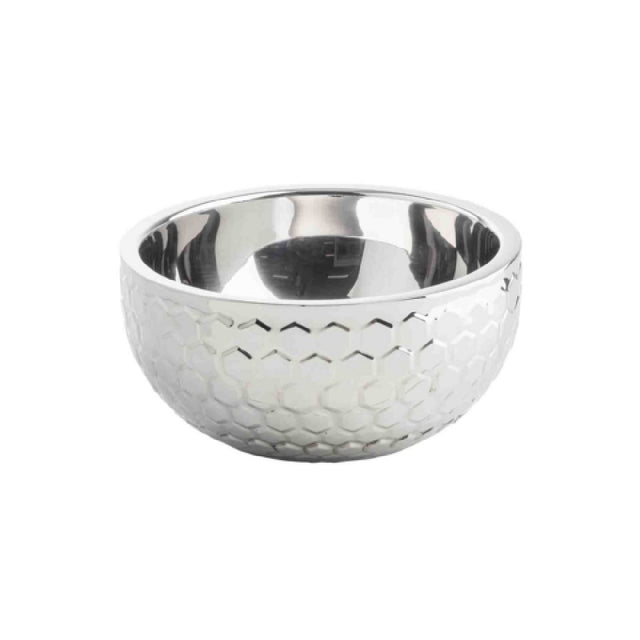 TableCraft Products 12839 - Hive Collection Double Wall Bowl, Round, 3-1/2 Qt.