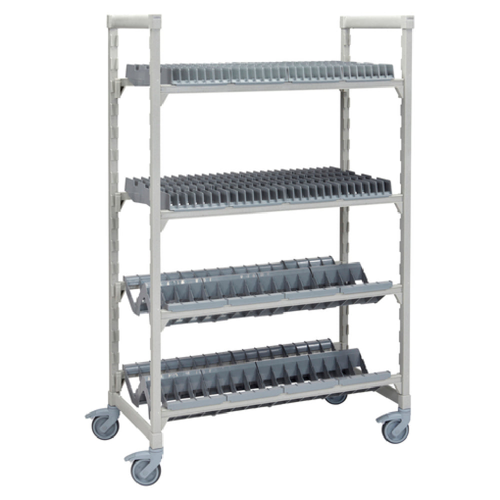 Cambro CPMU244875D3PKG Camshelving® Premium Series Mobile Drying/Storage Rack