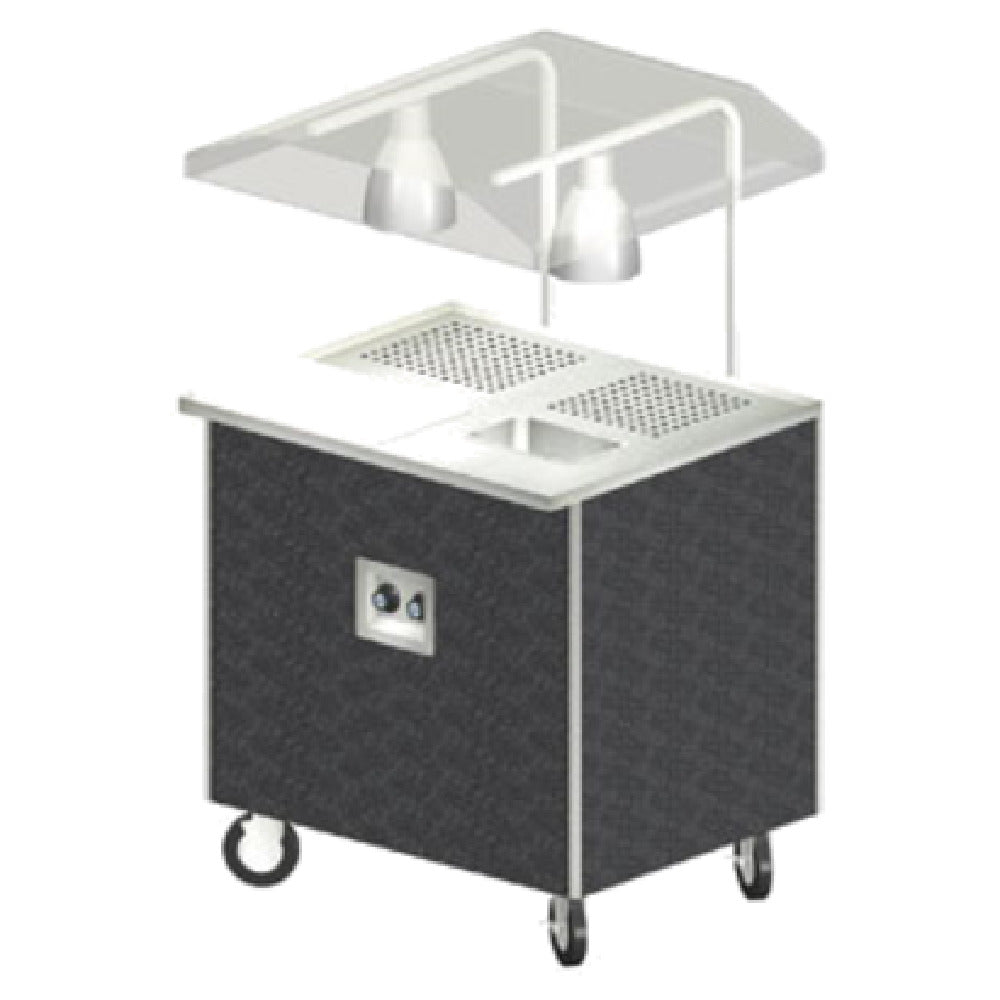 Duke HB2BC_1787-60 Heritage® Buffet Carving Station Unit Mobile 32"W X 27-3/4"D X 36"H