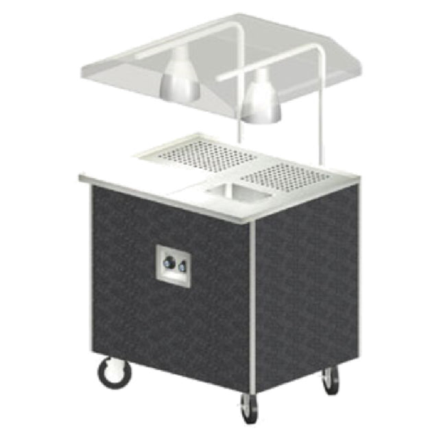 Duke HB2BC_1787-60 Heritage® Buffet Carving Station Unit Mobile 32"W X 27-3/4"D X 36"H