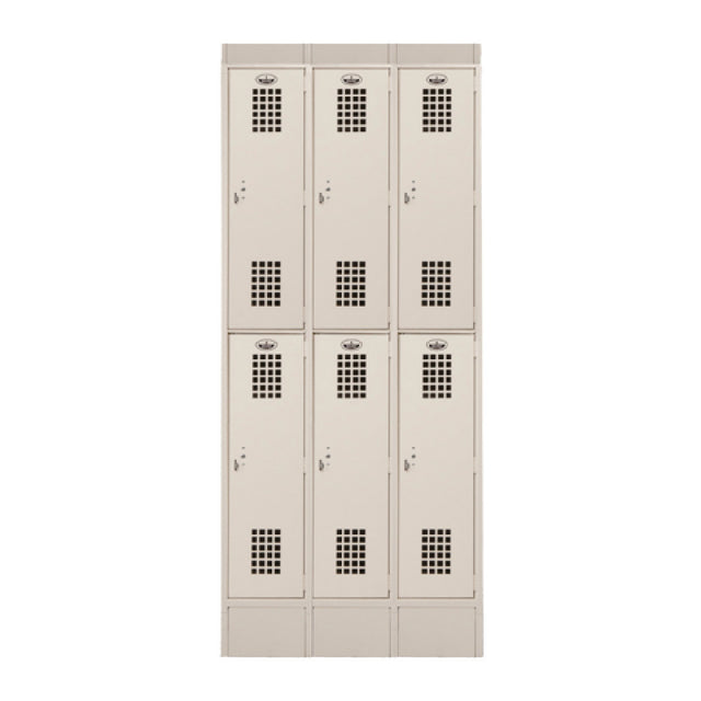 Winholt WL-6-ST - Locker, Double Tier, 3 Columns