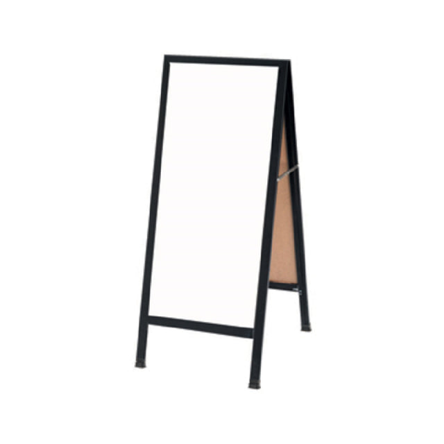 Aarco BA-35 Sidewalk Markerboard 18"W X 42"H White Melamine Board