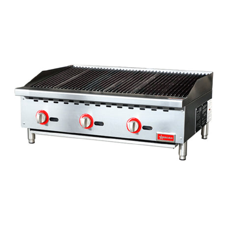 Omcan 47378 (CE-CN-CB36-M) Charbroiler Countertop Natural Gas