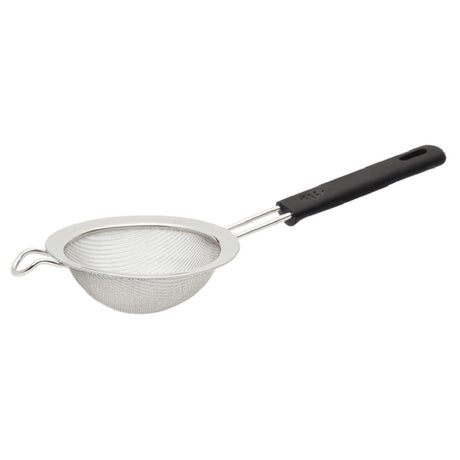 Harold Import Co. 30031 HIC Double Mesh Strainer 5" Stainless Steel With Silicone Handle