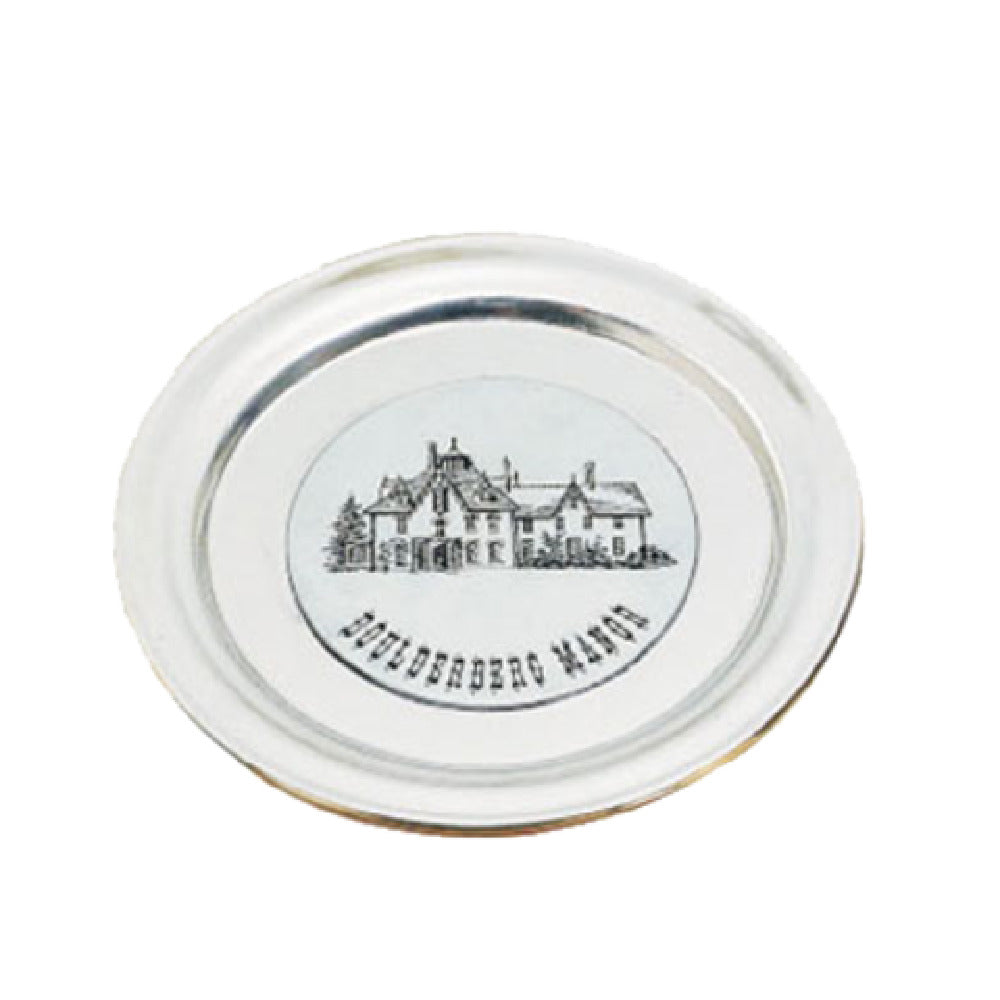 Bon Chef 1096DKBLU - Show Plate, 11", Narrow Rim With Center Tile