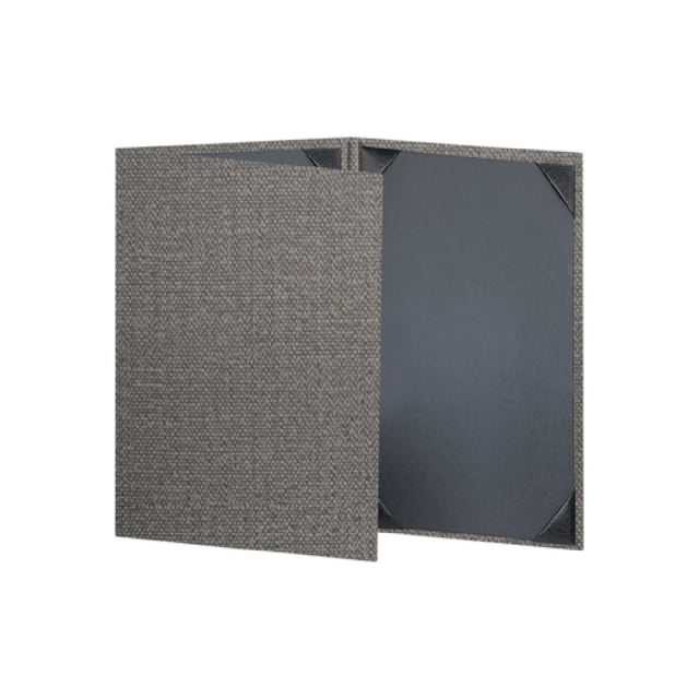Risch MILAN-3V 5.5X8.5 Milan Hardback Simulated Woven Vinyl Menu Cover (specify Color)