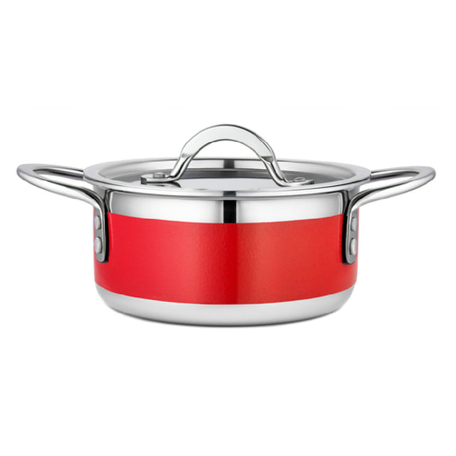 Bon Chef 71299-CF2-R Country French X Pot 1 Qt. 22 Oz. 7" Dia. X 3"H