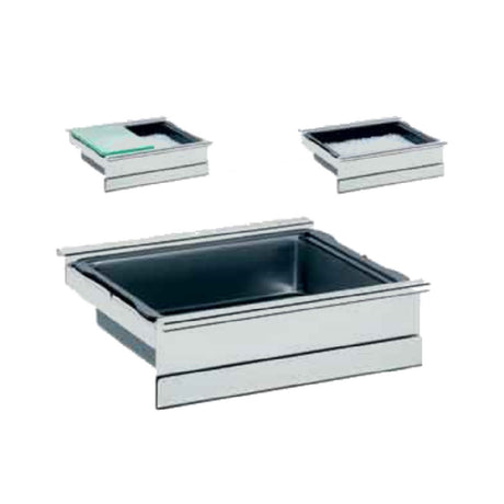 Bauscher Hepp 06.2452.9990 - Ice Tray, 12-3/4" X 10-1/2" X 3", Fits GN 1/2 Low & High Frames