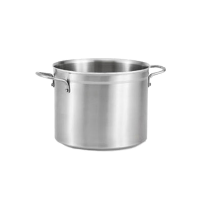 Vollrath 77519 Tribute® 3-Ply Stock Pot 6 Quart (3) Layer Construction 18/8 Stainless Steel Interior