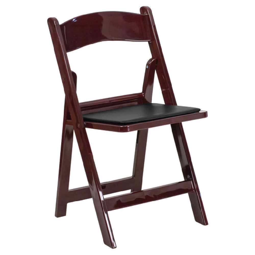 Flash Furniture LE-L-1-MAH-GG Hercules Series Folding Chair 1000 Lb. Weight Capacity