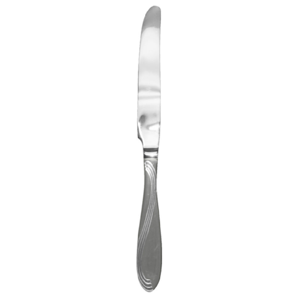 International Tableware WAV-331 Dinner Knife 9-1/8" Long 18/0 Stainless Steel