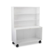 Forbes Industries 3640 - Aurora Outdoor Mobile Bar, 27-3/4"W X 62”L X 48”H, Open Cabinet