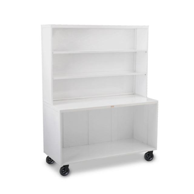 Forbes Industries 3640 - Aurora Outdoor Mobile Bar, 27-3/4"W X 62”L X 48”H, Open Cabinet