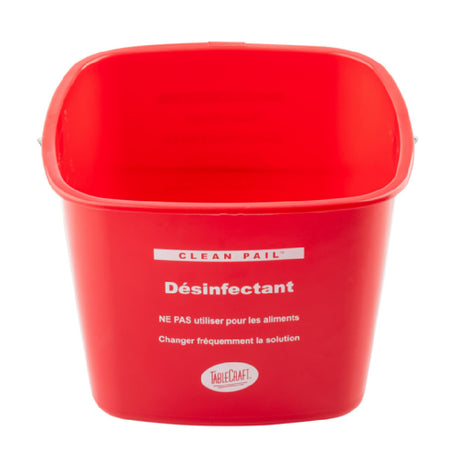 Tablecraft 12542 Cleaning Pail 8 Qt 10.25" X 9.5" X 7.375"