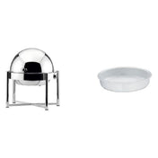 Bauscher Hepp 12.4093.1300 - Excellent Chafing Dish Kit, Round, Roll Top