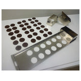 Matfer 385040 Chocolate Disc Kit 25"L X 6-1/2"W X 3-1/4"H Makes 1-1/2" Dia. Plain Or Screen-printed Discs