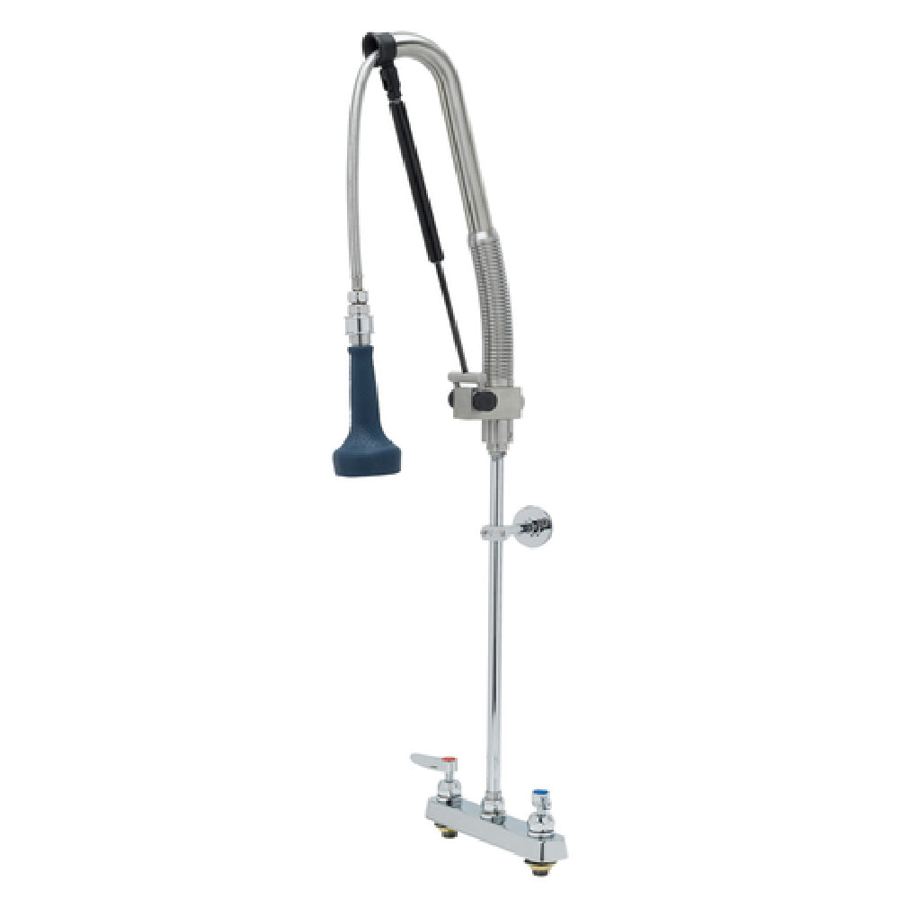 T&S Brass B-5120-CR-B8P EasyInstall DuraPull Pre-Rinse Unit Deck Mount 8" Center