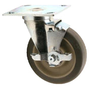 Franklin Machine Products 180-1018 Caster Swivel 5" Plate With Brake