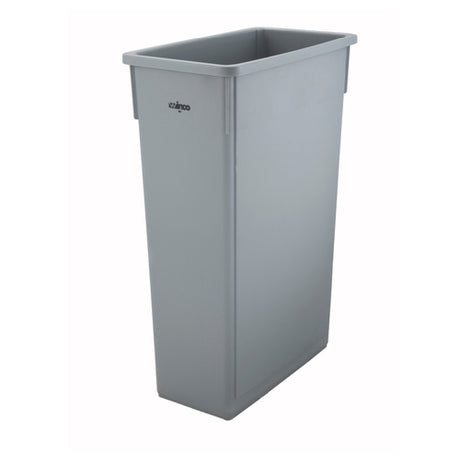 Winco PTC-23SG Slender Trash Can 23 Gallon 20-1/8”L X 10-7/8”W X 29-7/8”H