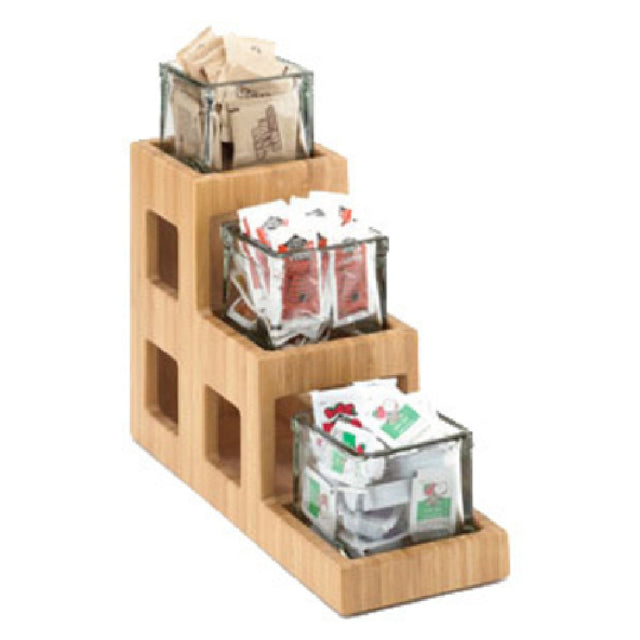 Cal Mil 1486 Jar Display 5"W X 14"D X 13"H 3 Step Design