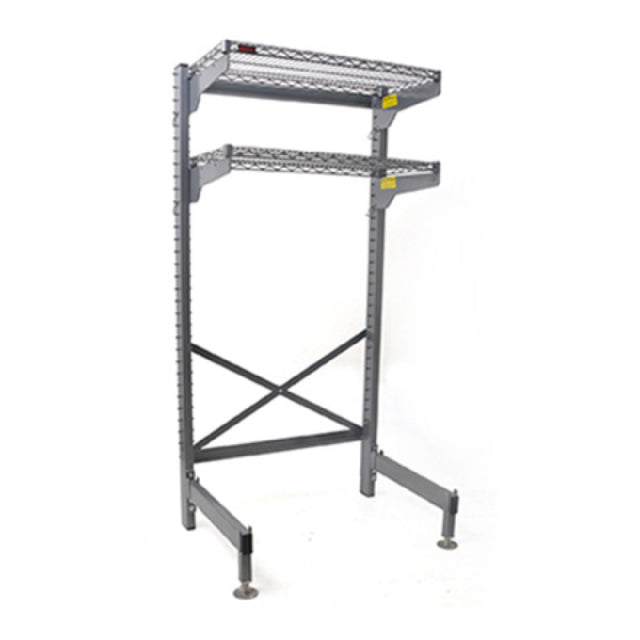 Eagle Q2436V76-OS Q-LEVER Overhead Storage Station Includes: (2) Uprights With Valu-Master® Gray Epoxy Finish